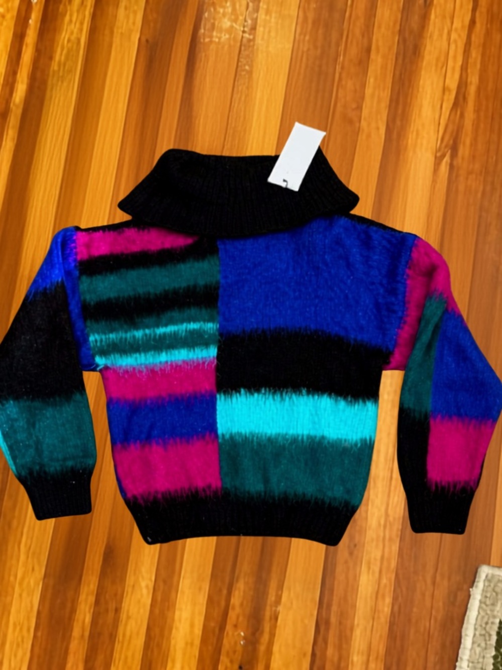 NWT Pants Store Colorblock Turtleneck Sweater Size S